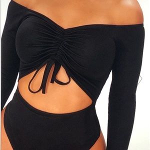 Ruched Detail Bodysuit
